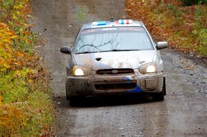 Andrew Dustman / Rachel Dustman Subaru Impreza on SS12, Trouble I.