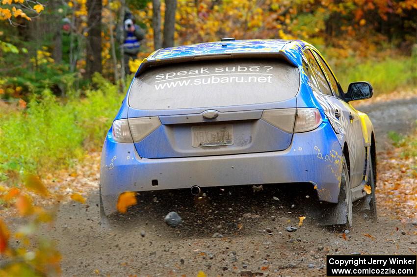 Scott Putnam / Dylan Duffy Subaru WRX STi on SS12, Trouble I.