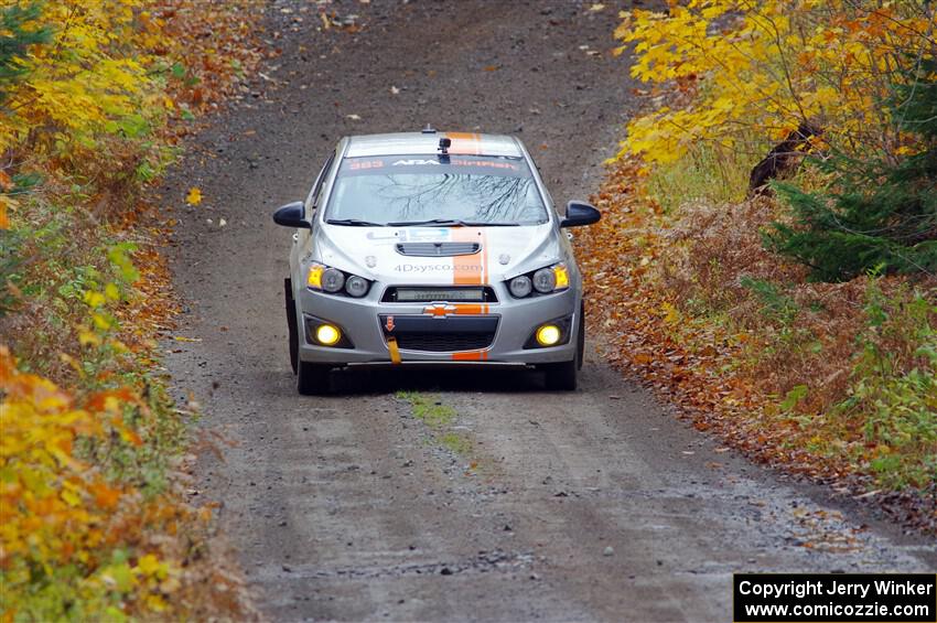 Matt Hoffman / Matt Pionk Chevy Sonic RS on SS12, Trouble I.