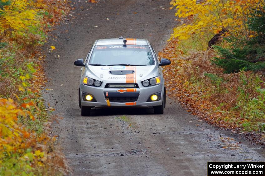 Matt Hoffman / Matt Pionk Chevy Sonic RS on SS12, Trouble I.