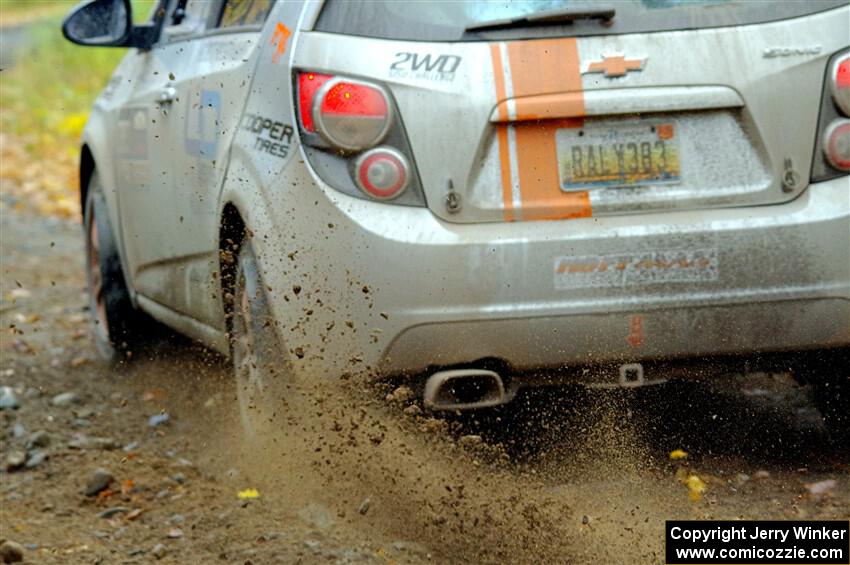 Matt Hoffman / Matt Pionk Chevy Sonic RS on SS12, Trouble I.