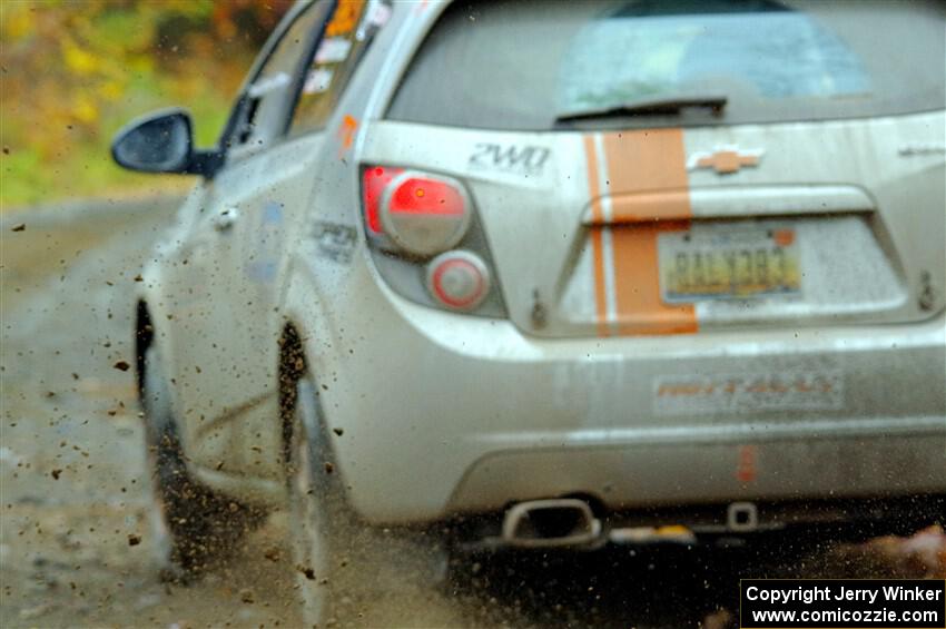 Matt Hoffman / Matt Pionk Chevy Sonic RS on SS12, Trouble I.