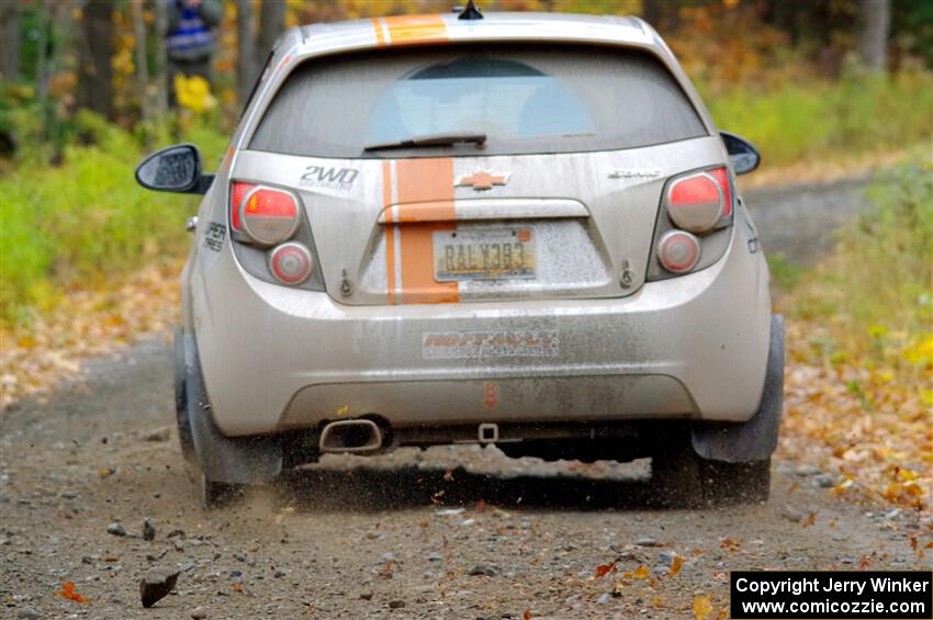 Matt Hoffman / Matt Pionk Chevy Sonic RS on SS12, Trouble I.