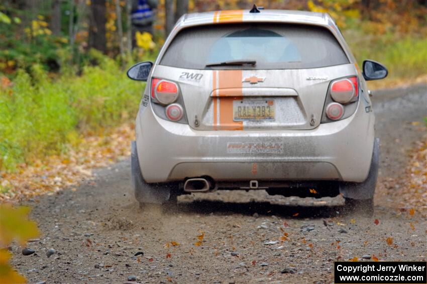 Matt Hoffman / Matt Pionk Chevy Sonic RS on SS12, Trouble I.