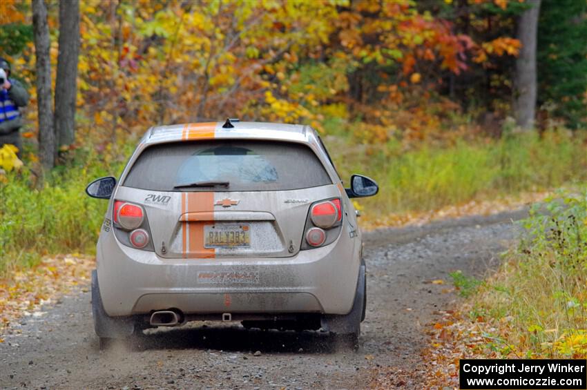 Matt Hoffman / Matt Pionk Chevy Sonic RS on SS12, Trouble I.