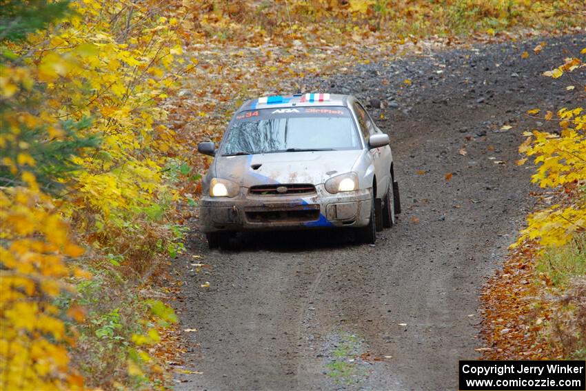 Andrew Dustman / Rachel Dustman Subaru Impreza on SS12, Trouble I.