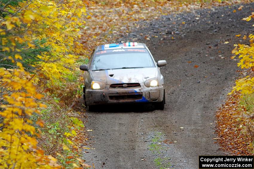 Andrew Dustman / Rachel Dustman Subaru Impreza on SS12, Trouble I.