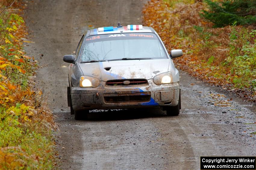 Andrew Dustman / Rachel Dustman Subaru Impreza on SS12, Trouble I.