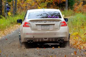 Jamey Randall / Geoff Youngdahl Subaru WRX on SS12, Trouble I.