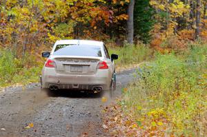 Jamey Randall / Geoff Youngdahl Subaru WRX on SS12, Trouble I.