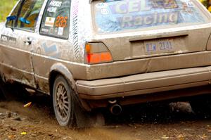 Mark Rokus / Tabitha Lohr VW GTI on SS12, Trouble I.