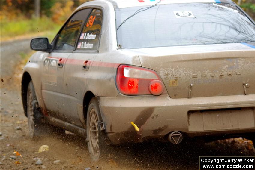 Andrew Dustman / Rachel Dustman Subaru Impreza on SS12, Trouble I.