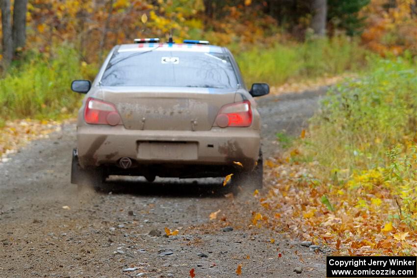 Andrew Dustman / Rachel Dustman Subaru Impreza on SS12, Trouble I.