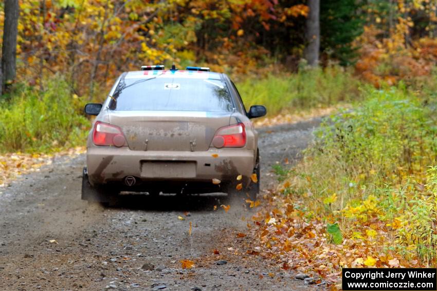 Andrew Dustman / Rachel Dustman Subaru Impreza on SS12, Trouble I.