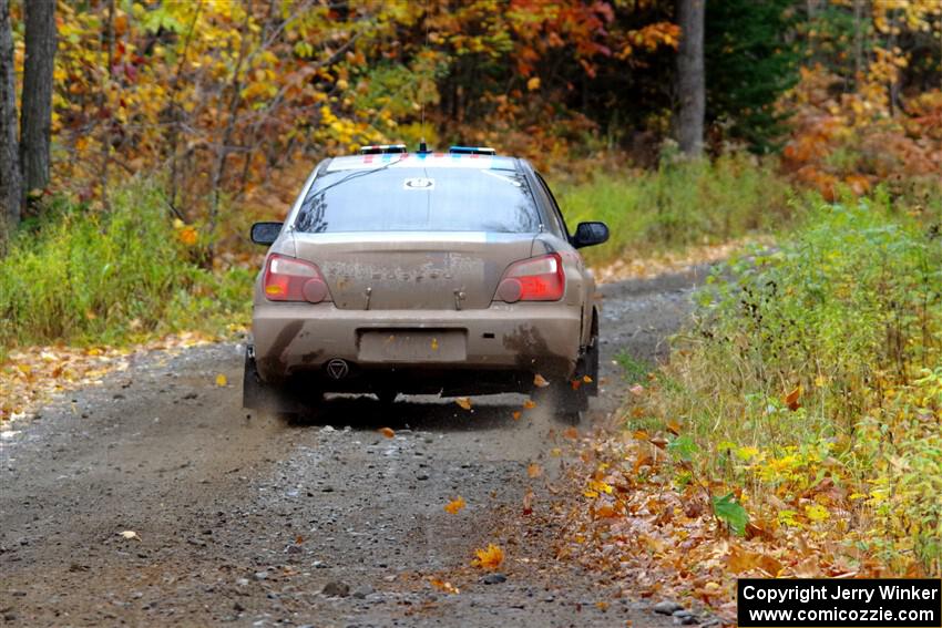 Andrew Dustman / Rachel Dustman Subaru Impreza on SS12, Trouble I.