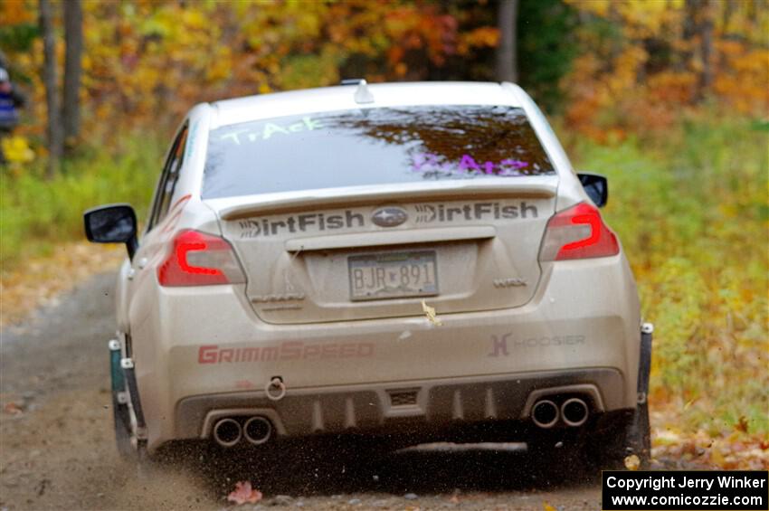 Jamey Randall / Geoff Youngdahl Subaru WRX on SS12, Trouble I.