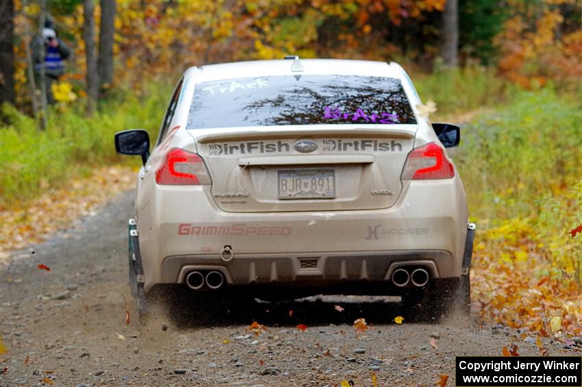 Jamey Randall / Geoff Youngdahl Subaru WRX on SS12, Trouble I.