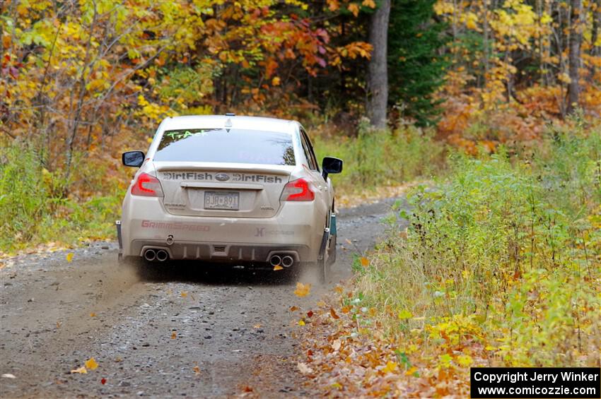 Jamey Randall / Geoff Youngdahl Subaru WRX on SS12, Trouble I.