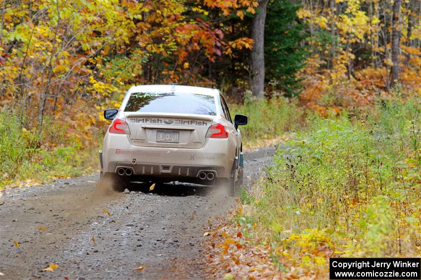 Jamey Randall / Geoff Youngdahl Subaru WRX on SS12, Trouble I.