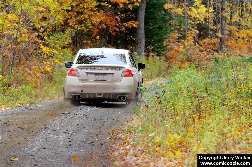 Jamey Randall / Geoff Youngdahl Subaru WRX on SS12, Trouble I.