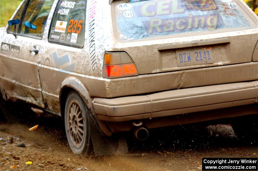 Mark Rokus / Tabitha Lohr VW GTI on SS12, Trouble I.