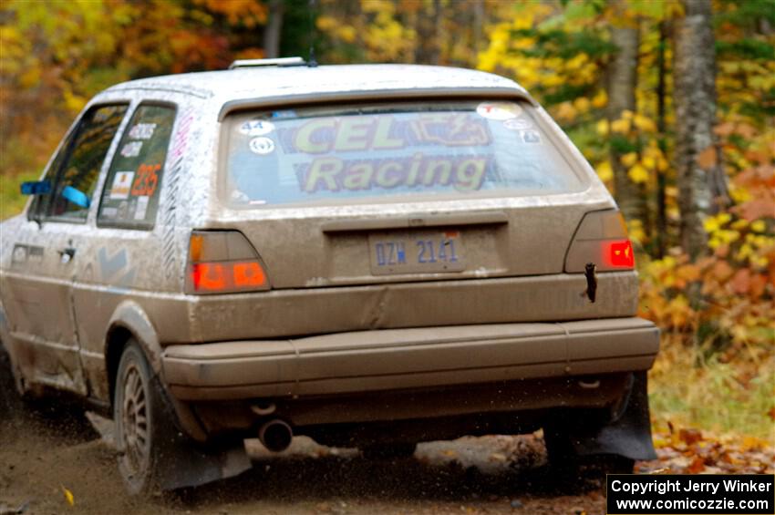 Mark Rokus / Tabitha Lohr VW GTI on SS12, Trouble I.