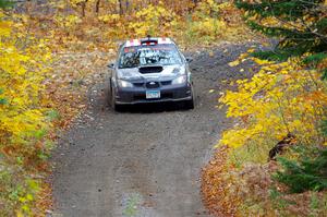 Matt James / Jackie James Subaru Impreza on SS12, Trouble I.