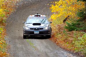 Matt James / Jackie James Subaru Impreza on SS12, Trouble I.