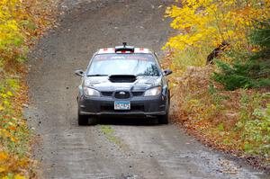 Matt James / Jackie James Subaru Impreza on SS12, Trouble I.