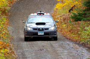 Matt James / Jackie James Subaru Impreza on SS12, Trouble I.