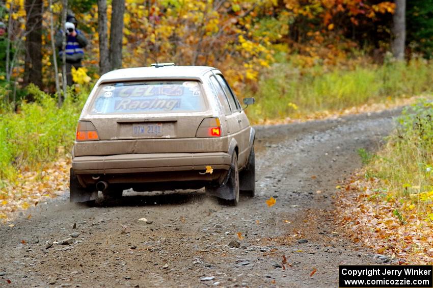 Mark Rokus / Tabitha Lohr VW GTI on SS12, Trouble I.