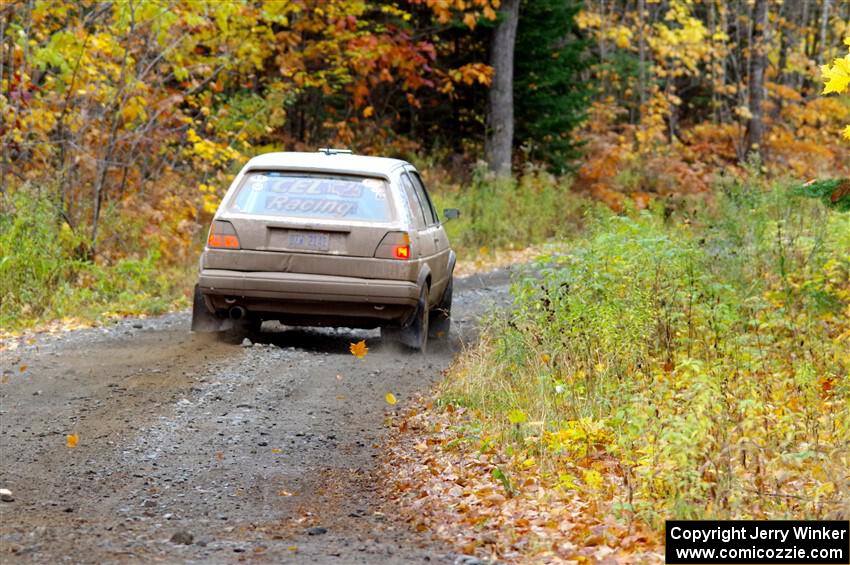 Mark Rokus / Tabitha Lohr VW GTI on SS12, Trouble I.