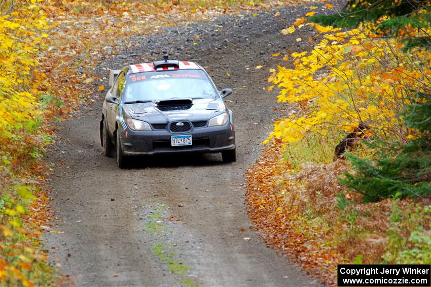 Matt James / Jackie James Subaru Impreza on SS12, Trouble I.