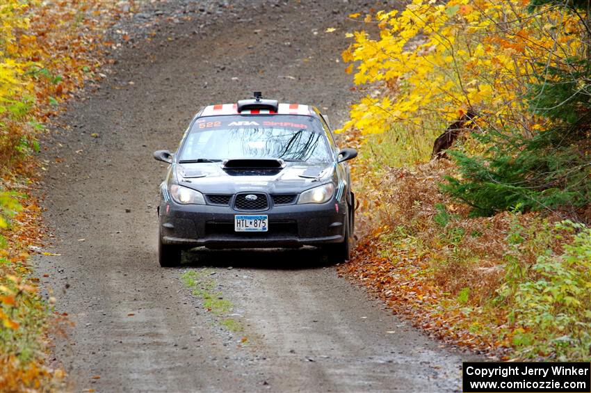 Matt James / Jackie James Subaru Impreza on SS12, Trouble I.