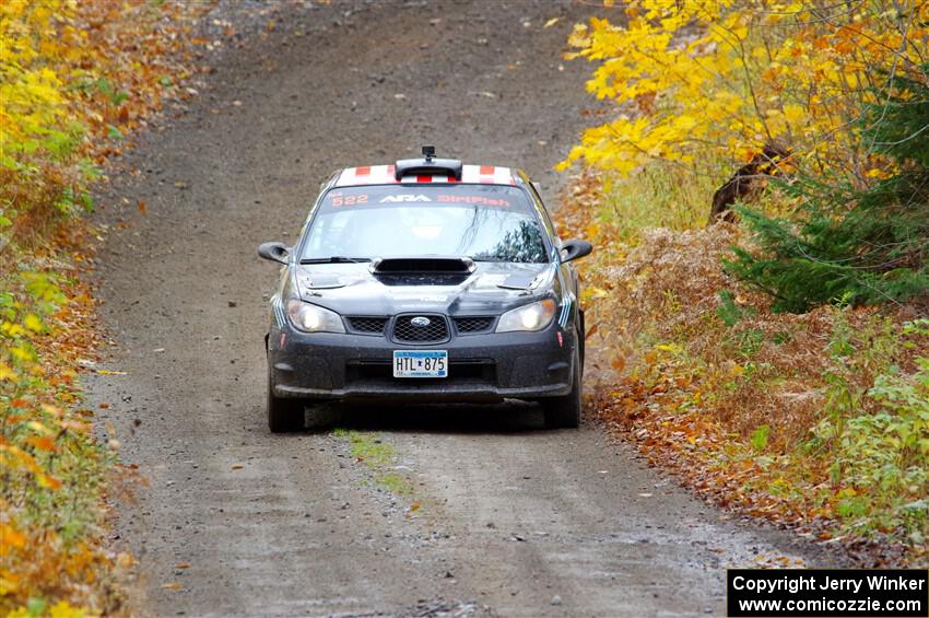 Matt James / Jackie James Subaru Impreza on SS12, Trouble I.