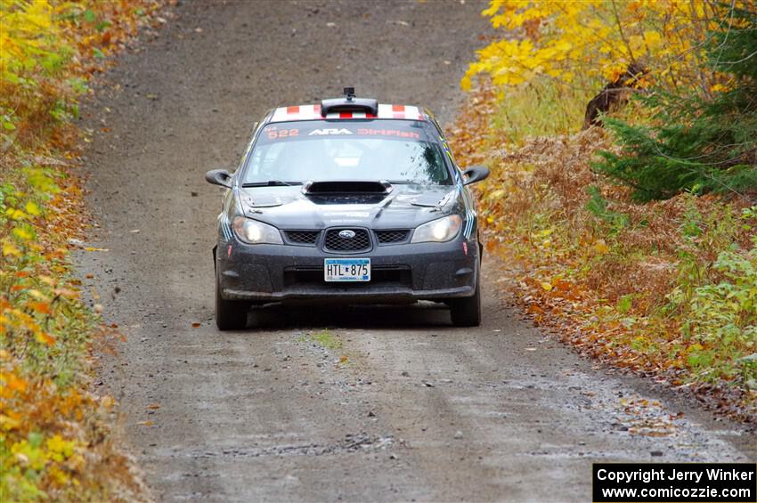 Matt James / Jackie James Subaru Impreza on SS12, Trouble I.