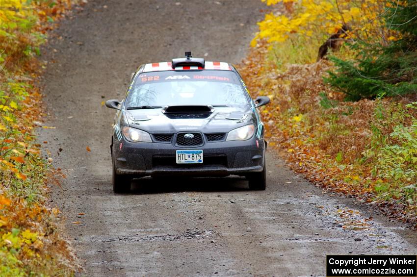 Matt James / Jackie James Subaru Impreza on SS12, Trouble I.