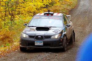 Matt James / Jackie James Subaru Impreza on SS12, Trouble I.