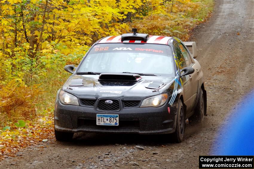 Matt James / Jackie James Subaru Impreza on SS12, Trouble I.