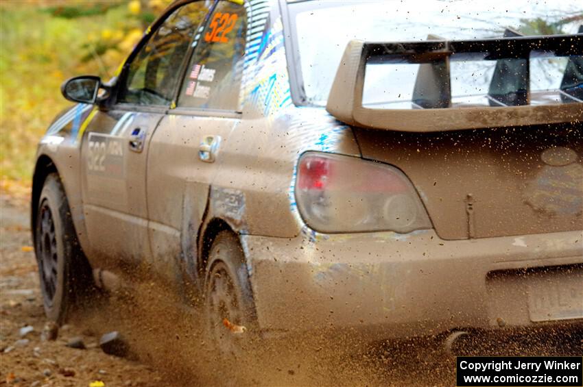 Matt James / Jackie James Subaru Impreza on SS12, Trouble I.