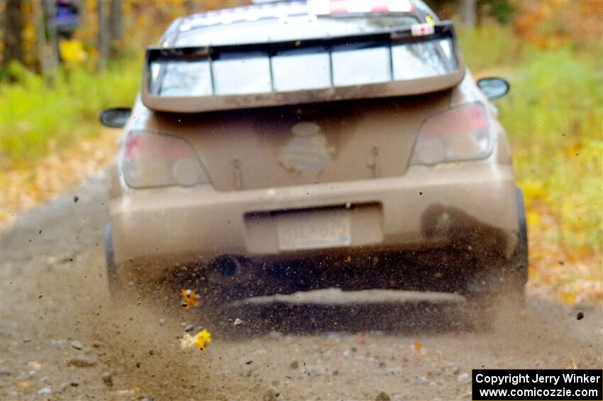 Matt James / Jackie James Subaru Impreza on SS12, Trouble I.