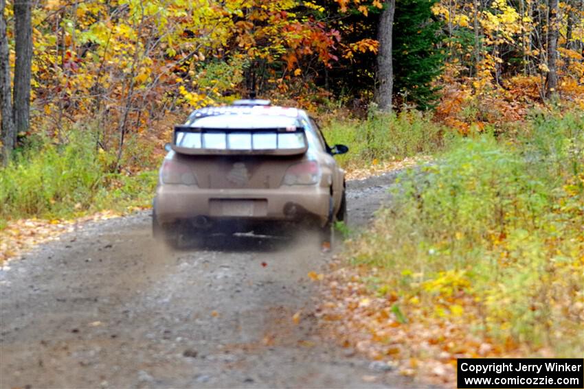 Matt James / Jackie James Subaru Impreza on SS12, Trouble I.