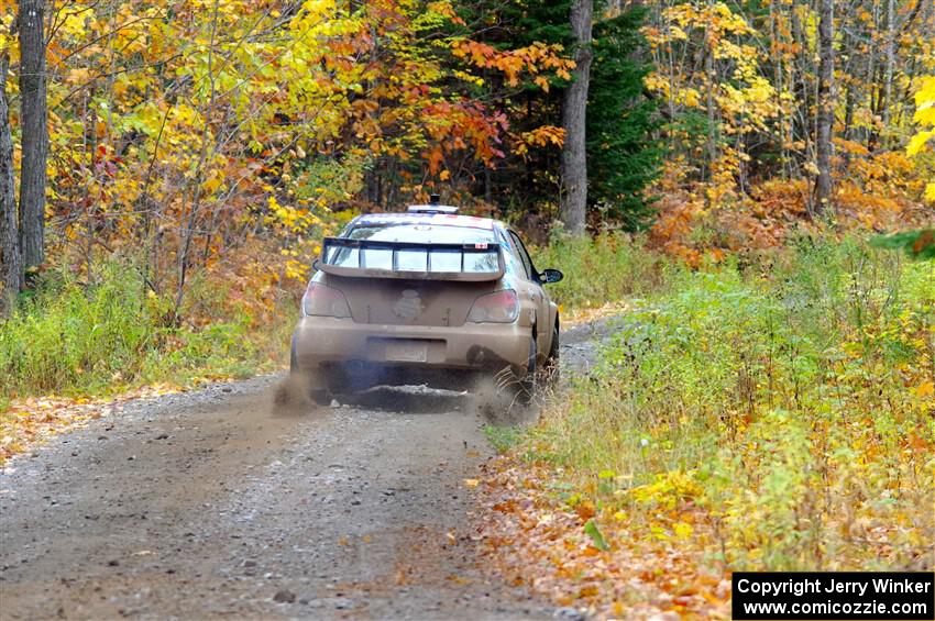 Matt James / Jackie James Subaru Impreza on SS12, Trouble I.