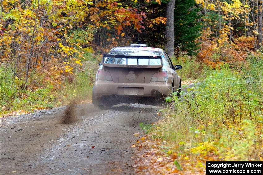 Matt James / Jackie James Subaru Impreza on SS12, Trouble I.