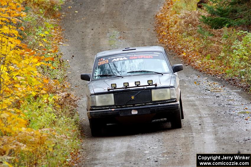 Adam Brock / Justin Brock Volvo 244 on SS12, Trouble I.