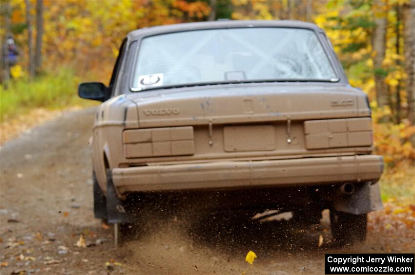 Adam Brock / Justin Brock Volvo 244 on SS12, Trouble I.