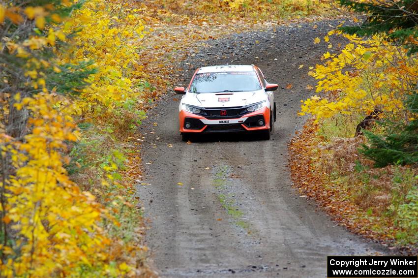 Gabriel Nieves / Thomas Hoster Honda Civic Hatchback Sport on SS12, Trouble I.