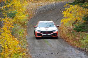 Gabriel Nieves / Thomas Hoster Honda Civic Hatchback Sport on SS12, Trouble I.