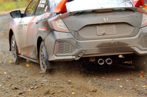 Gabriel Nieves / Thomas Hoster Honda Civic Hatchback Sport on SS12, Trouble I.