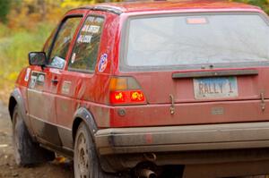 Nino Ortega / Jason Cook VW GTI on SS12, Trouble I.